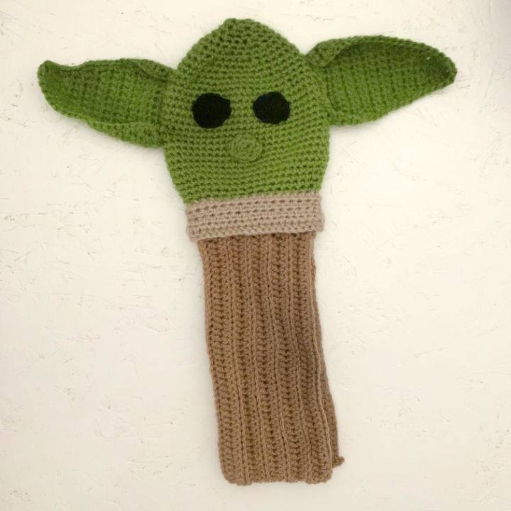 Free Crochet Baby Yoda Golf Club Cover Pattern