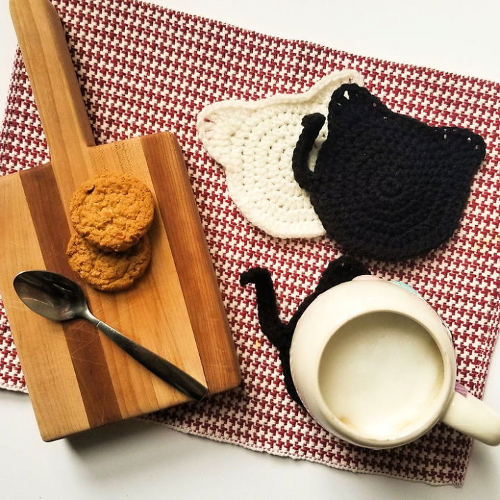 Free Crochet Cat Coasters Pattern