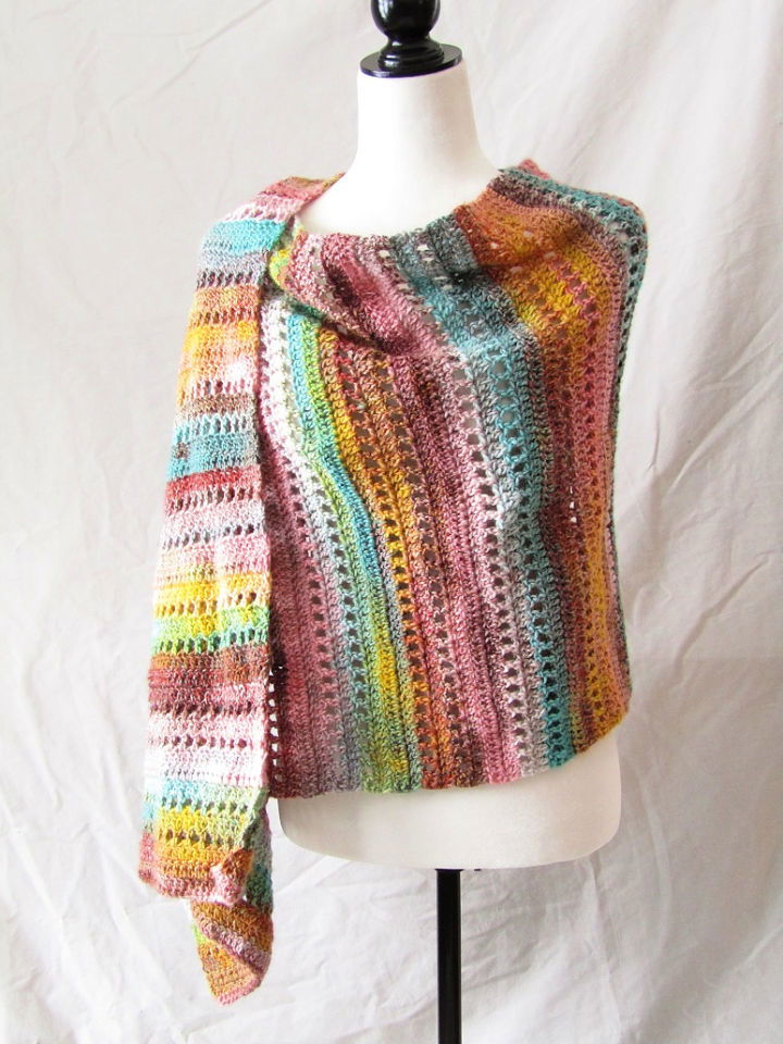 Free Crochet Daybreak Wrap Pattern