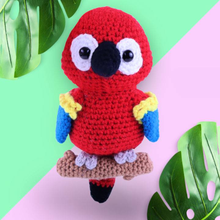 Free Crochet Parrot Bird Amigurumi Pattern