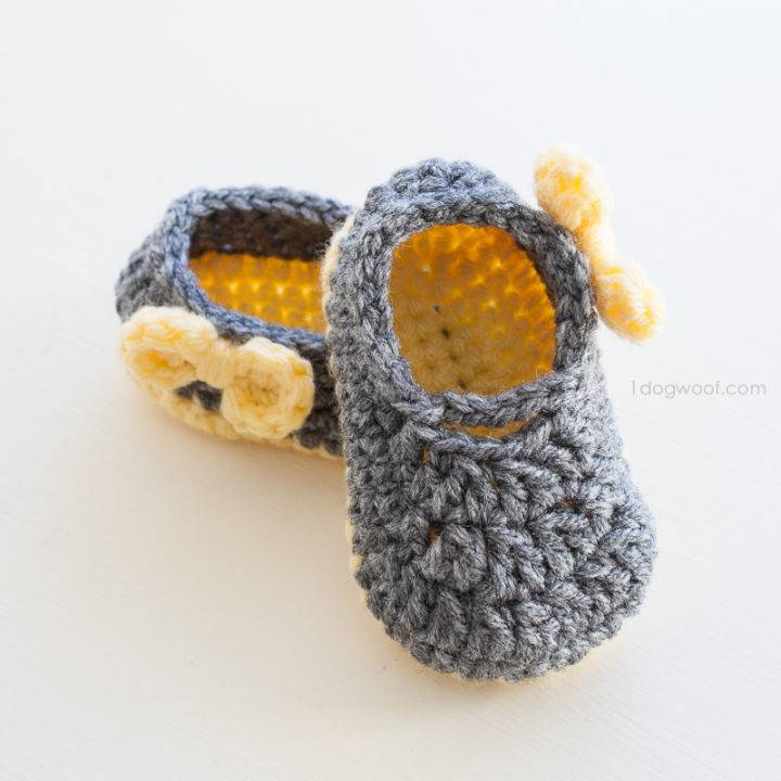 Free Crochet Piper Jane Baby Shoes Pattern