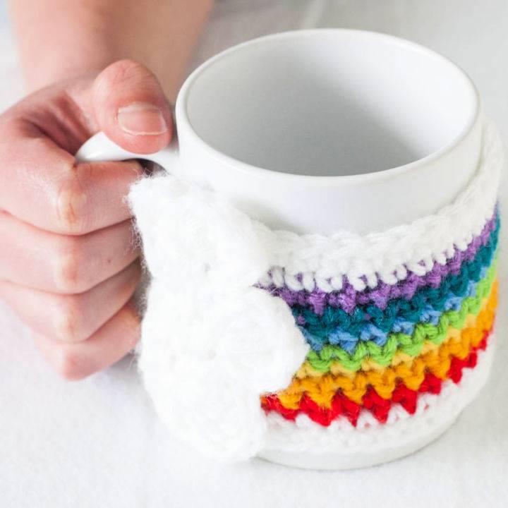 How Do You Crochet a Rainbow Mug Cozy