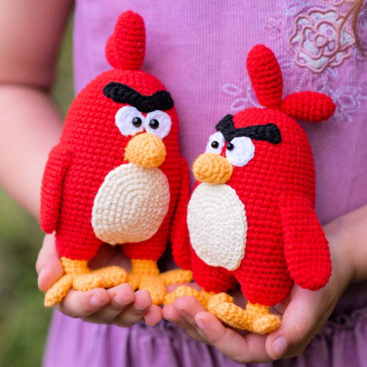 Free Crochet Red Angry Bird Pattern