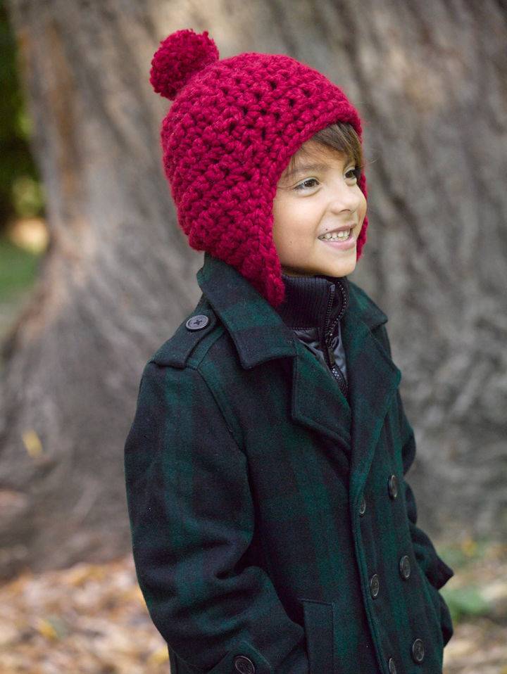 Free Crochet Toboggan Childs Hat Pattern