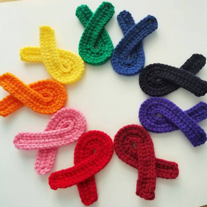 Free Crocheted Awareness Ribbons Pattern