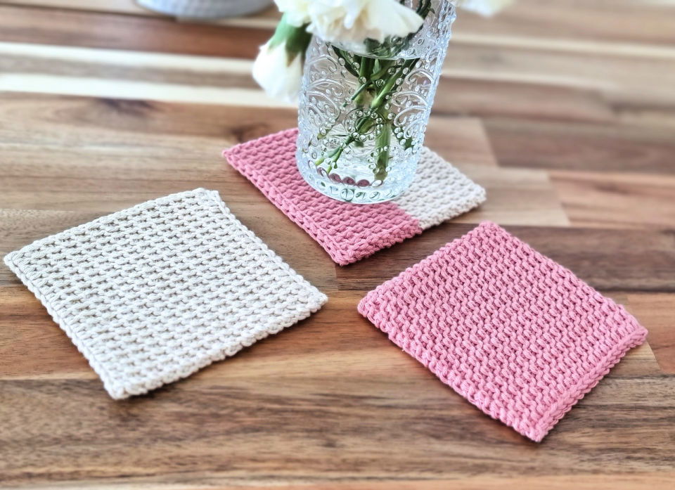 Free Square Crochet Coaster Pattern