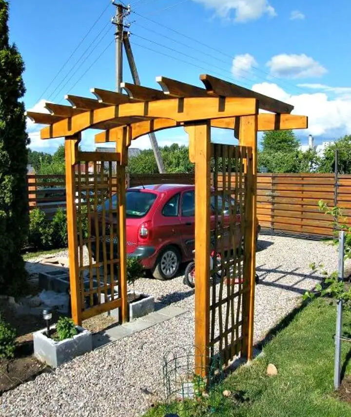 Free Wooden Arbor Plans