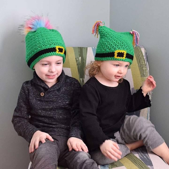 Fun Colorwork Crochet St. Patricks Day Hat
