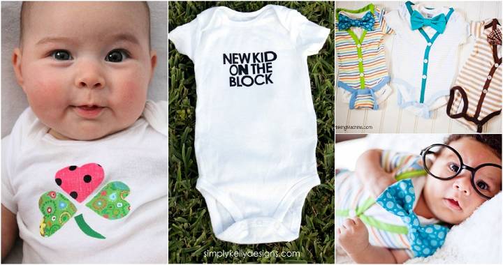 35 Fun DIY Baby Onesies - Cute Baby Onesie Ideas