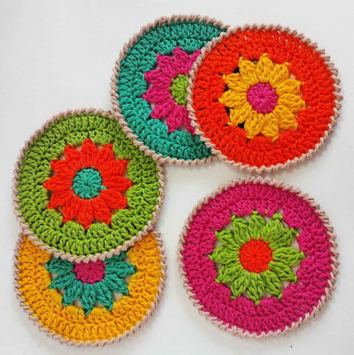 35 Free Crochet Coaster Patterns for All Skill Levels