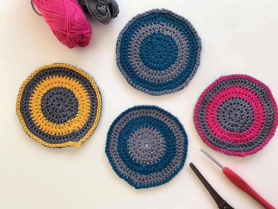 Funky Crochet Coaster Set Pattern