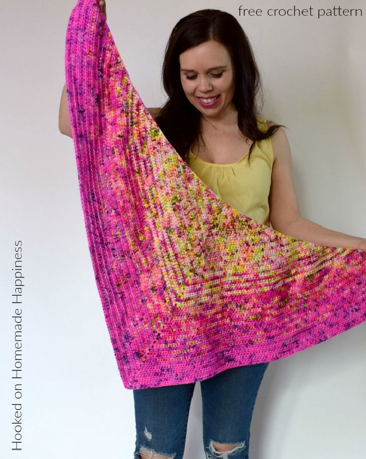 Half Double Crochet Shawl Pattern