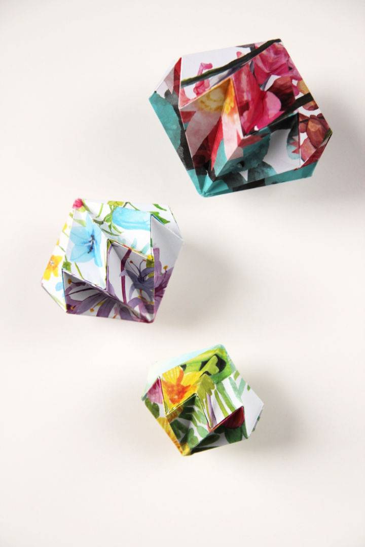 Handmade Origami Diamond for Decorations