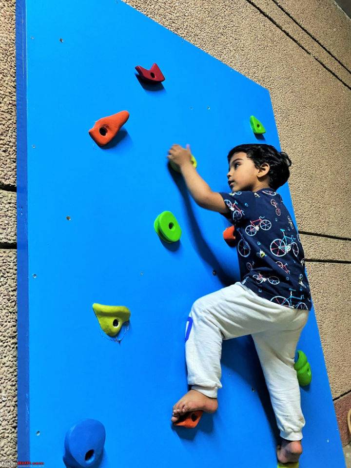 Handmade Rock Climbing Wall for Kids