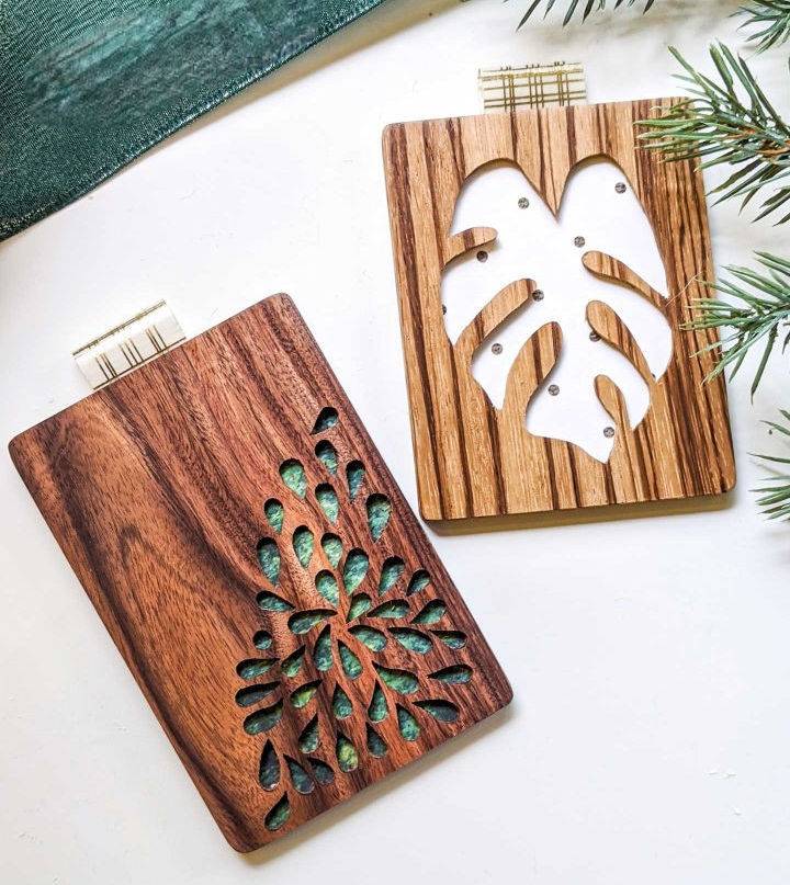 Homemade Wooden Gift Card Holder