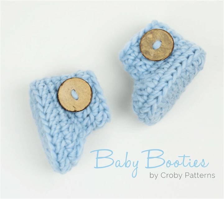 How Do You Crochet Baby Booties in 15 Minute