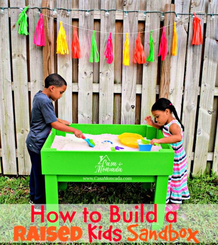 How to Build a Raised Sandbox