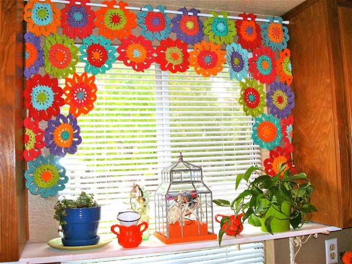How to Crochet Curtain for Home Decor