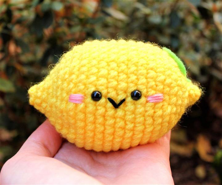 Unique Free Crochet Lemon Amigurumi Pattern