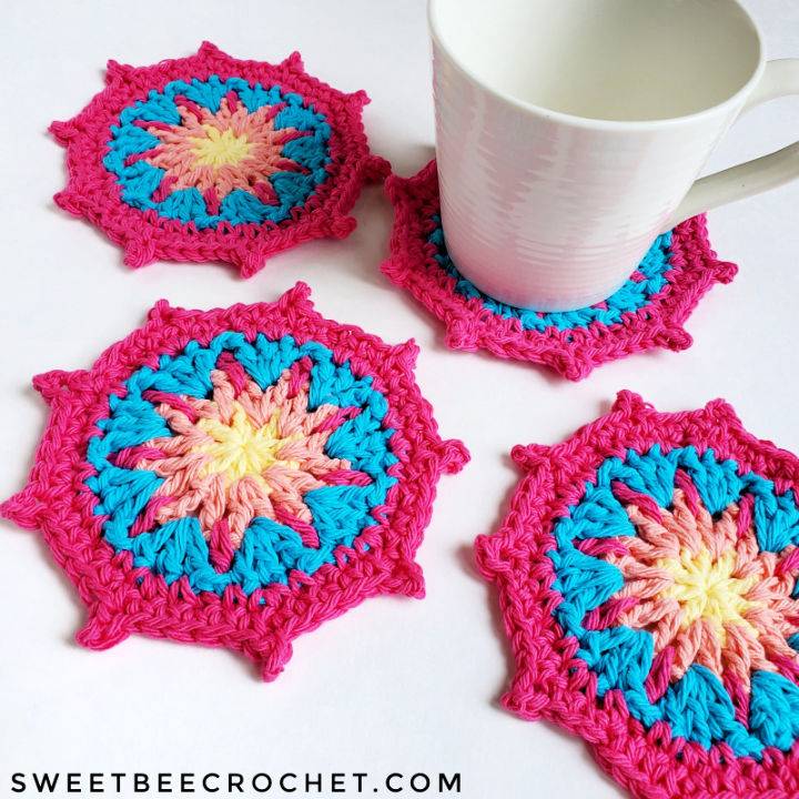 How to Crochet Picot Points Coaster