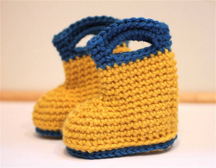 How to Crochet Rain Boots - Free Pattern