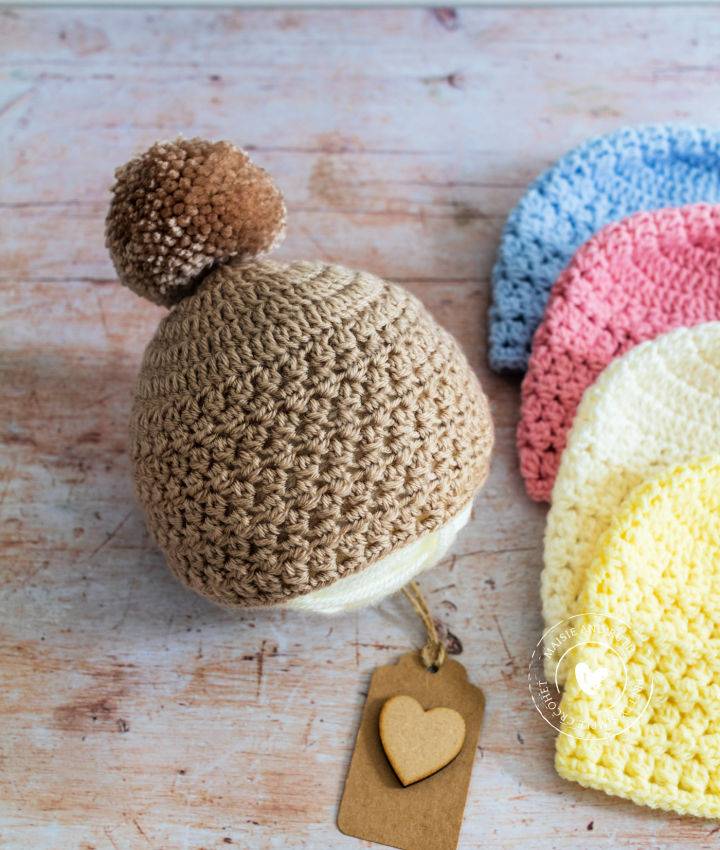 How to Crochet a Baby Hat