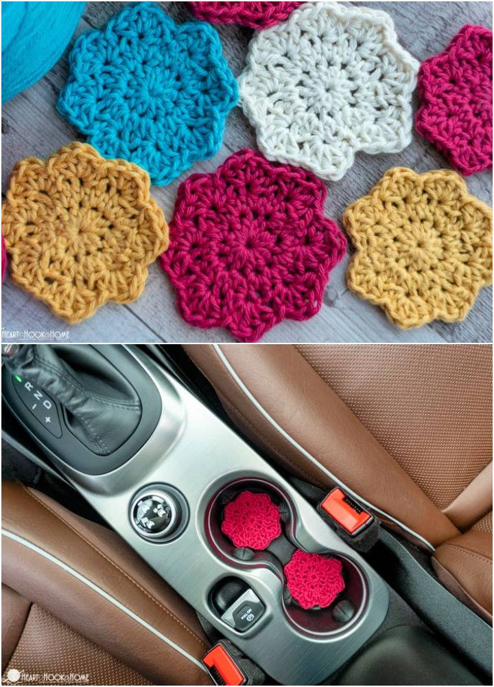 How to Crochet a Car Coaster Step by Step