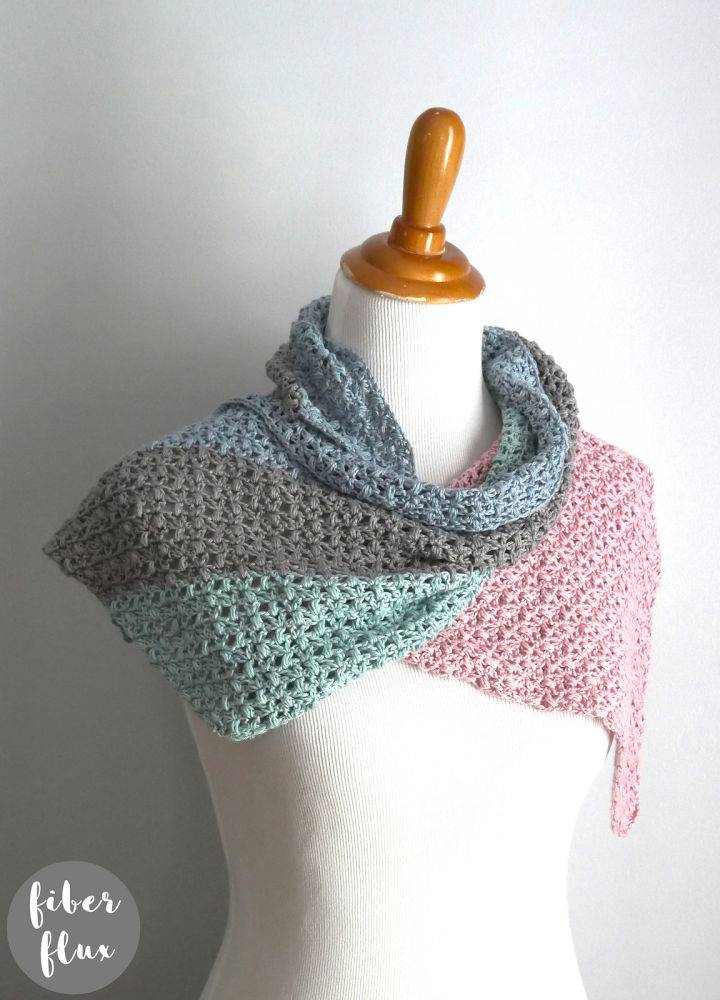 How to Crochet a Helen Shawlette - Free Pattern