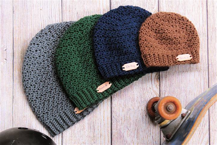 How to Crochet a Ripple Hat for Men