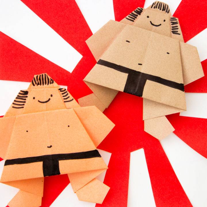 How to Fold Origami Sumo Wrestlers