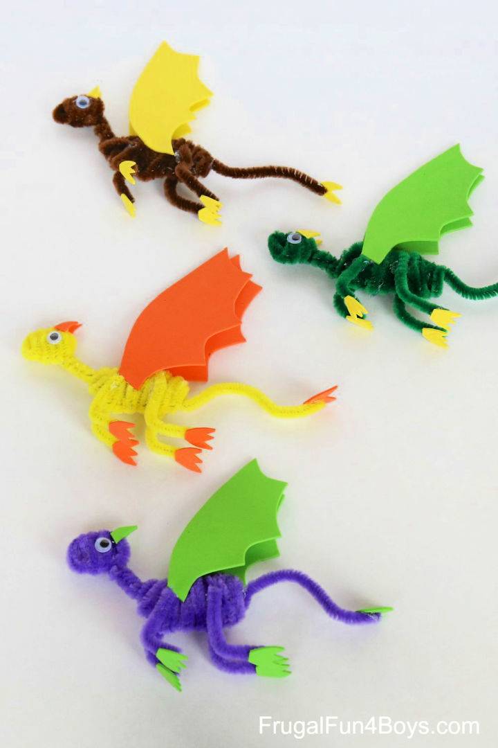 How to Make Pipe Cleaner Dragons