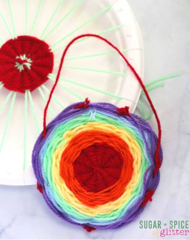 How to Make Rainbow Yarn Art