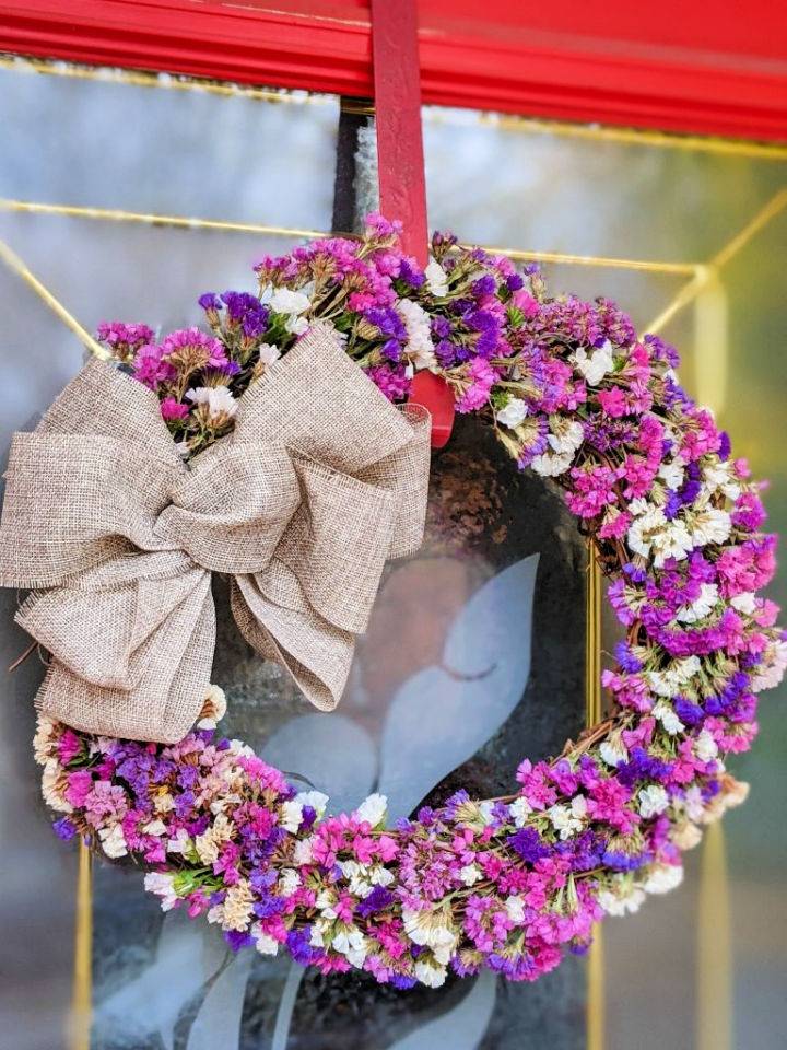 How to Make a Dried Floral Wreath