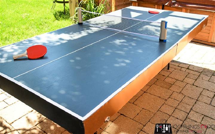How to Make a Folding Ping Pong Table