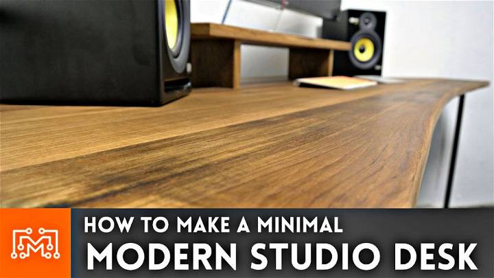 How to Make a Modern Studio Desk