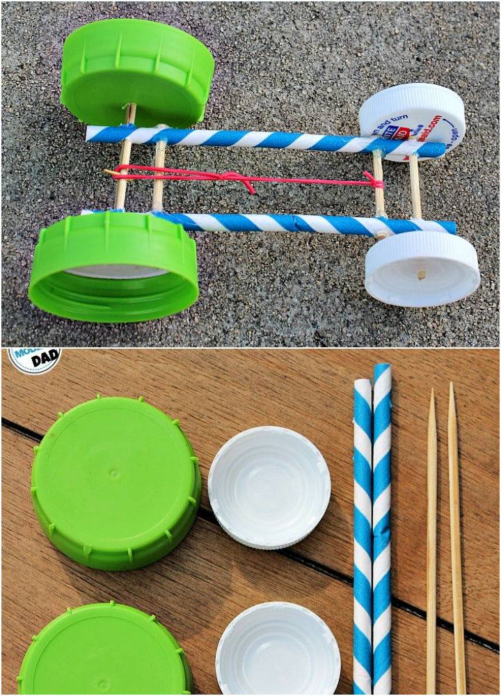 How to Make a Rubber Band Racer
