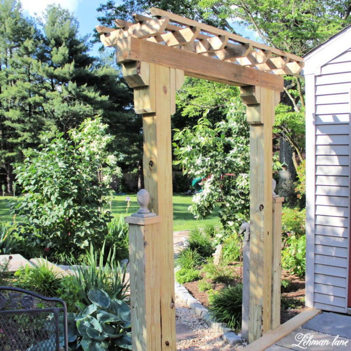 How to Make an Entry Arbor