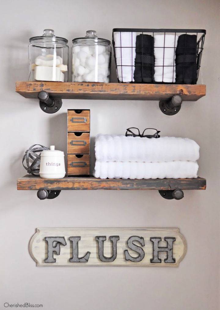 Industrial Farmhouse Bathroom Sign