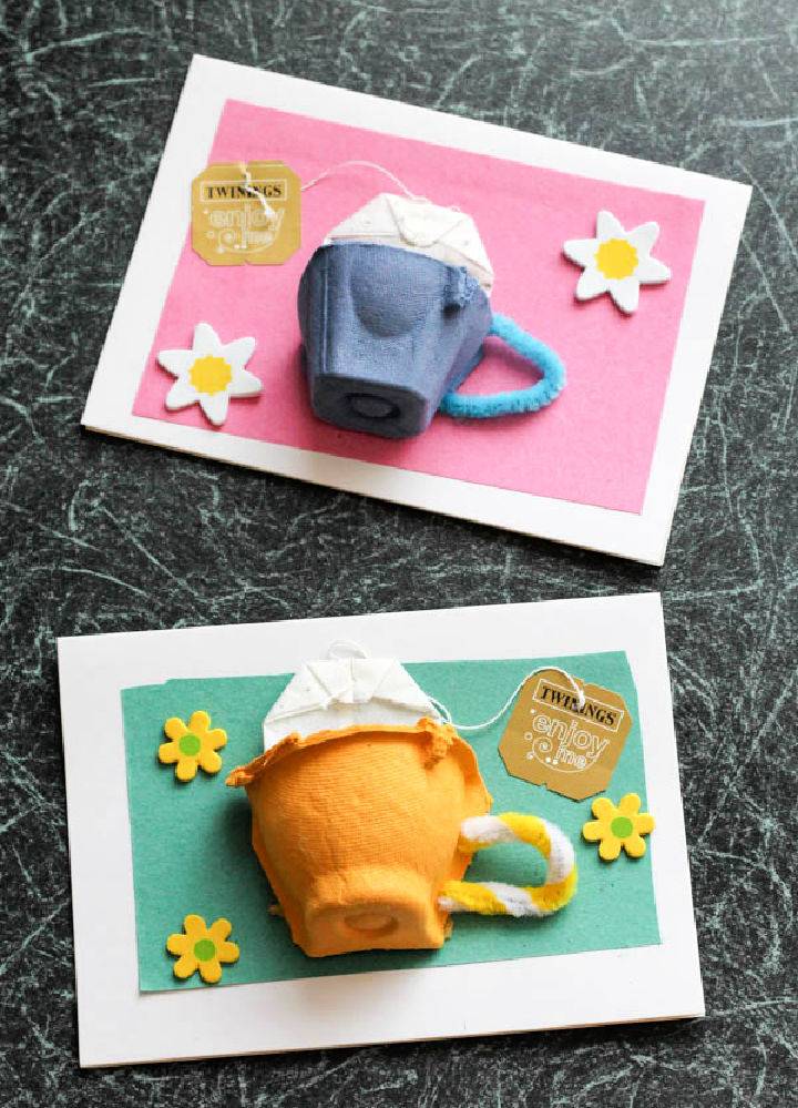 Mother’s Day Card Using Egg Carton