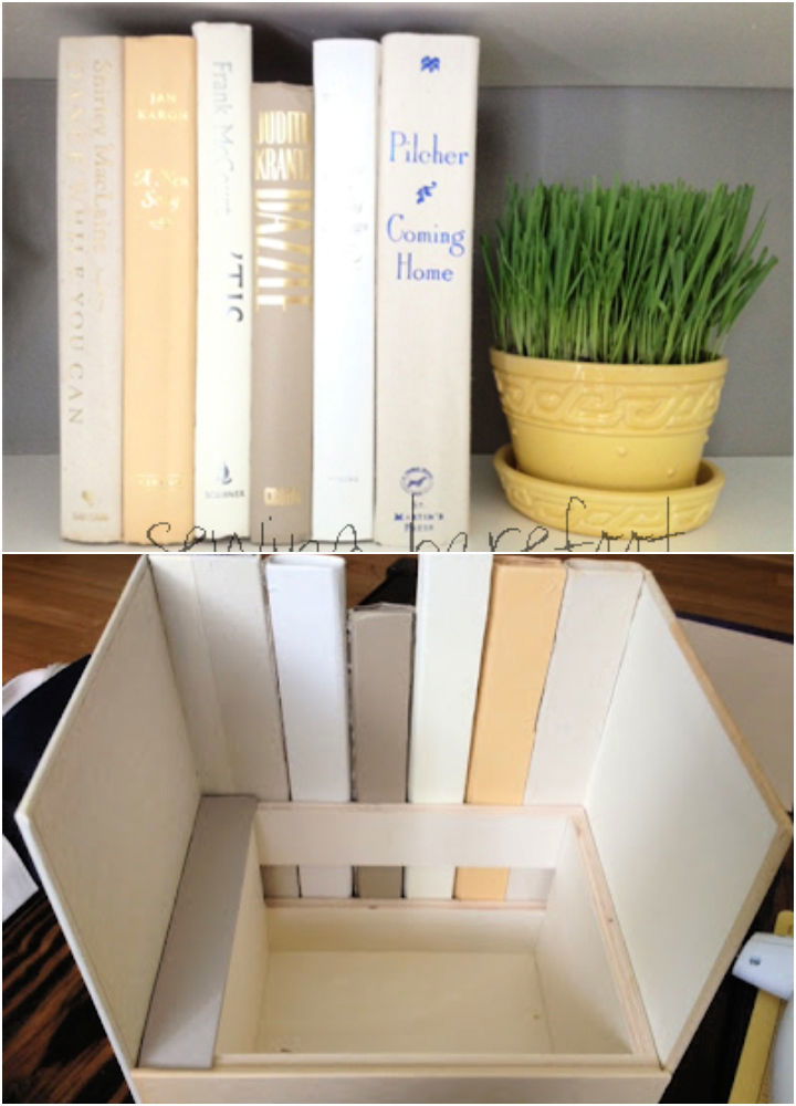 Make Your Own Hidden Storage Books 