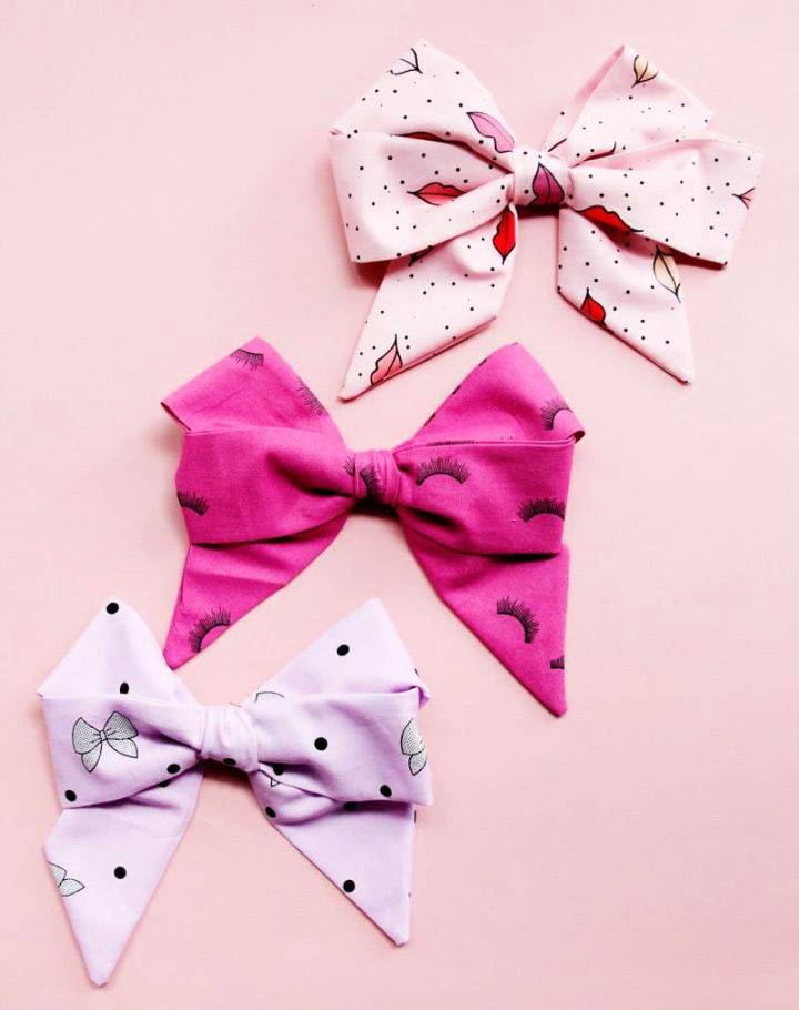 How to Make a Jojo Bow With Fabric