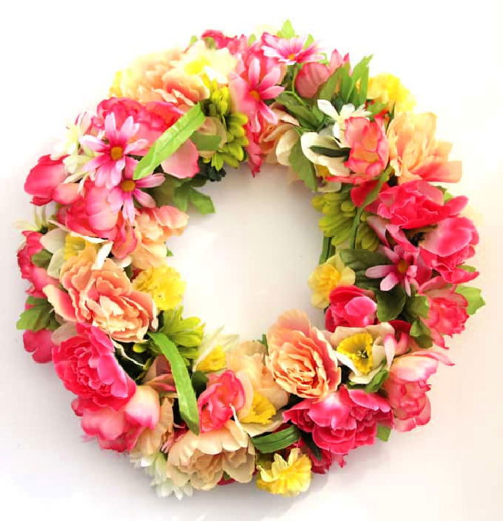 Making a 344 Flower Wreath Under 15