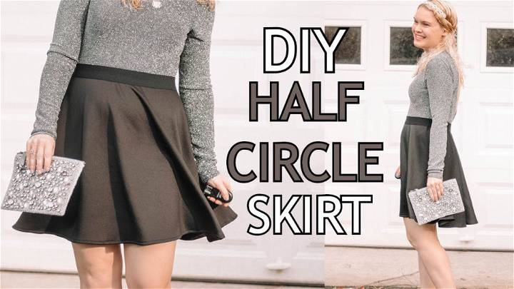 Making a Half Circle Skirt