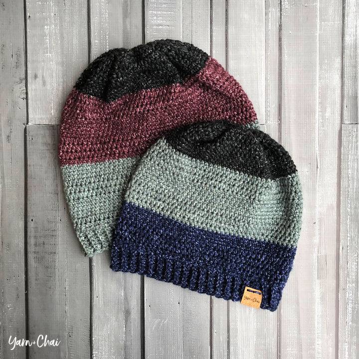 Mens Crochet Winter Hat Pattern