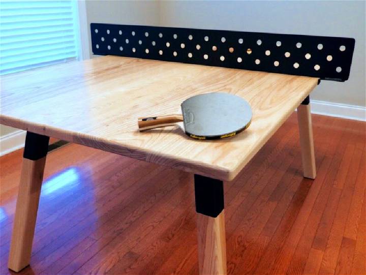 Modern DIY Wood Ping Pong Table