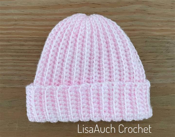 Newborn Baby Crochet Hat for Hospitals