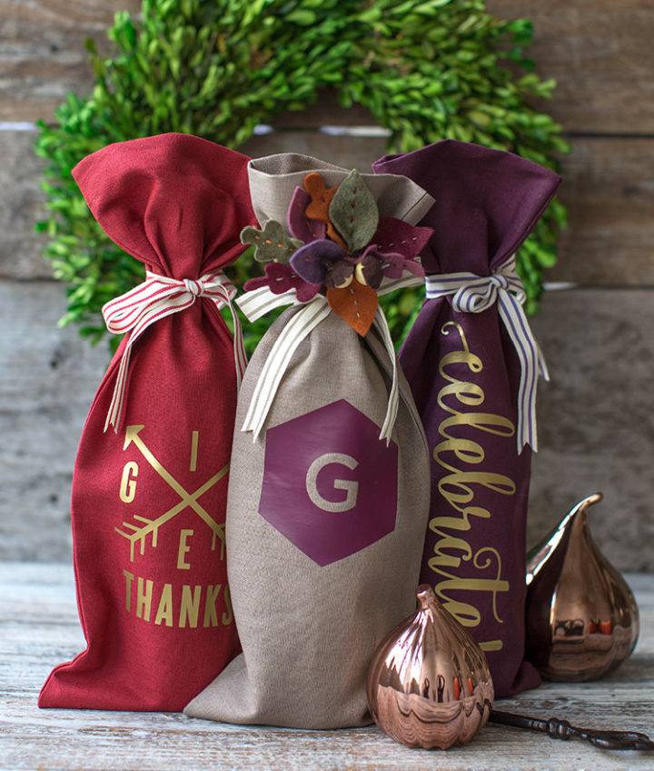 Personalized Fabric Gift Bags