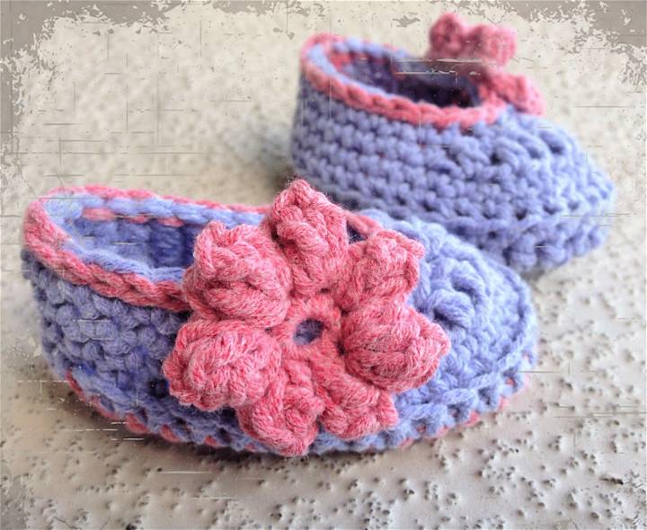 Precious Newborn Baby Booties Crochet Pattern