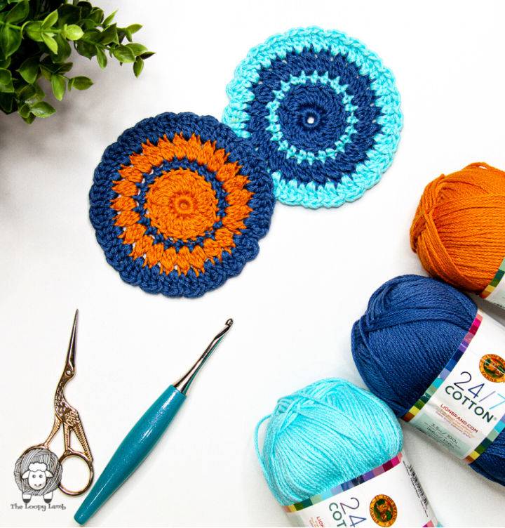 Quick Easy Crochet Coaster Pattern