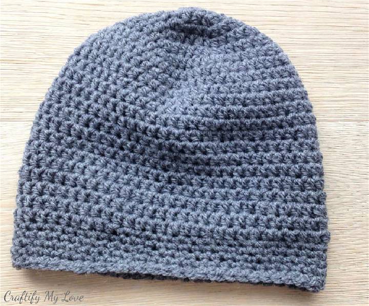 Quick and Easy Crochet Mens Hat Free Pattern